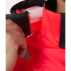 Alna 2.0 Regenjacke, Hi-Vis Rot/Ebony -Helly Hansen Workwear 132463 80