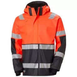 Alna 2.0 Regenjacke, Hi-vis Orange/Ebony -Helly Hansen Workwear 132464 10 2
