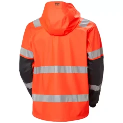 Alna 2.0 Regenjacke, Hi-vis Orange/Ebony -Helly Hansen Workwear 132464 40
