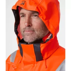 Alna 2.0 Regenjacke, Hi-vis Orange/Ebony -Helly Hansen Workwear 132464 50