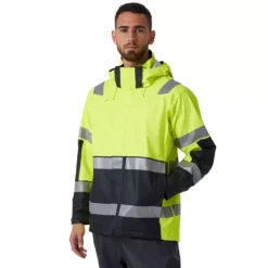 Alna 2.0 Regenjacke, Hi-vis Gelb/Ebony -Helly Hansen Workwear 132465 20