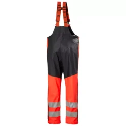 Alna 2.0 Regenlatzhose, Ebony/Hi-vis Rot -Helly Hansen Workwear 132469 40