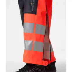 Alna 2.0 Regenlatzhose, Ebony/Hi-vis Rot -Helly Hansen Workwear 132469 50