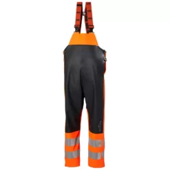 Alna 2.0 Regenlatzhose, Ebony/Hi-Vis Orange