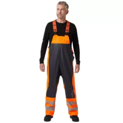 Alna 2.0 Regenlatzhose, Ebony/Hi-Vis Orange -Helly Hansen Workwear 132470 20