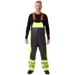 Alna 2.0 Regenlatzhose, Ebony/Hi-Vis Gelb -Helly Hansen Workwear 132471 20