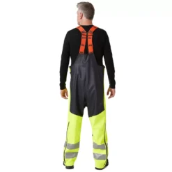 Alna 2.0 Regenlatzhose, Ebony/Hi-Vis Gelb -Helly Hansen Workwear 132471 30