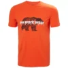 T-Shirt, Dunkel Orange