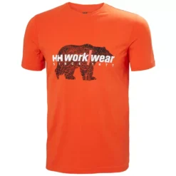 T-Shirt, Dunkel Orange