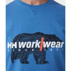 Gärmliges T-Shirt, Stone Blue 24 Gärmliges T-Shirt, Stone Blue -Helly Hansen Workwear 132480 50