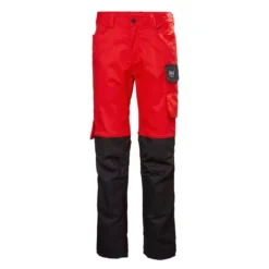 Luna Light Damen Arbeitshose, Alert Red/ebony