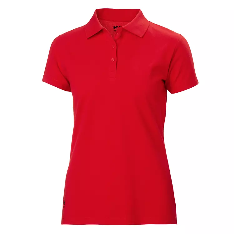 Manchester Damen Poloshirt, Alert Red 2 Manchester Damen Poloshirt, Alert Red – Bild 2