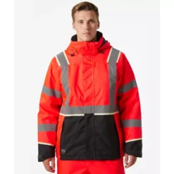 UC-ME Winterjacke, Hi-Vis Rot -Helly Hansen Workwear 136980 20