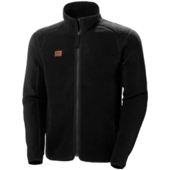 Itage Faserpelzjacke, Schwarz