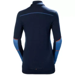 Lifa Damen Thermonterhemd Half Zip Mit Merinowolle, Navy/Stone Blue -Helly Hansen Workwear 137795 30