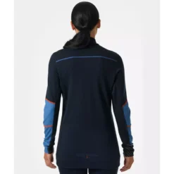 Lifa Damen Thermonterhemd Half Zip Mit Merinowolle, Navy/Stone Blue -Helly Hansen Workwear 137795 40