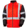 UC-ME Insulator Jacke, Hi-Vis Rot/Ebony