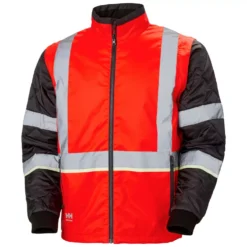 UC-ME Insulator Jacke, Hi-Vis Rot/Ebony