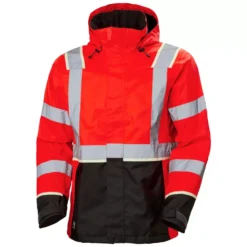 UC-ME Shelljacke, Hi-Vis Rot/Ebony