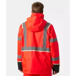 UC-ME Shelljacke, Hi-Vis Rot/Ebony -Helly Hansen Workwear 143295 40