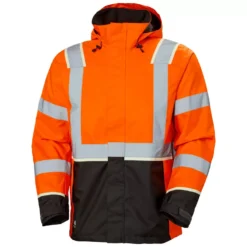 Helly Hansen Workwear 31 UC-ME Shelljacke, Hi-vis Orange/Ebony