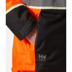 UC-ME Shelljacke, Hi-vis Orange/Ebony -Helly Hansen Workwear 143296 60