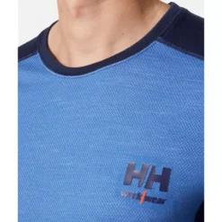 Lifa Langärmliges Thermounterhemd Mit Merinowolle, Navy/Stone Blue -Helly Hansen Workwear 143475 50