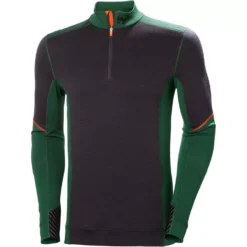 Lifa Marino Half-Zip Thermounterhemd Mit Merinowolle, Grau Melange/Schwarz 20 Lifa Marino Half-Zip Thermounterhemd Mit Merinowolle, Grau Melange/Schwarz -Helly Hansen Workwear 144596 10 3