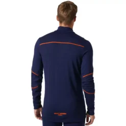Lifa Marino Half-Zip Thermounterhemd Mit Merinowolle, Marine/Dunkelorange -Helly Hansen Workwear 144601 40