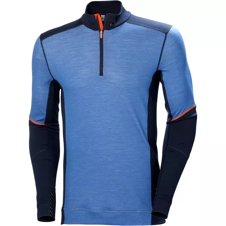 Lifa Marino Half-Zip Thermounterhemd Mit Merinowolle, Grau Melange/Schwarz 11 Lifa Marino Half-Zip Thermounterhemd Mit Merinowolle, Grau Melange/Schwarz – Bild 11