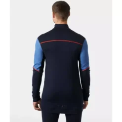 Lifa Marino Half-Zip Thermounterhemd Mit Merinowolle, Navy/Stone Blue -Helly Hansen Workwear 144602 40