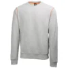 Oxford Sweatshirt, Grau Melange