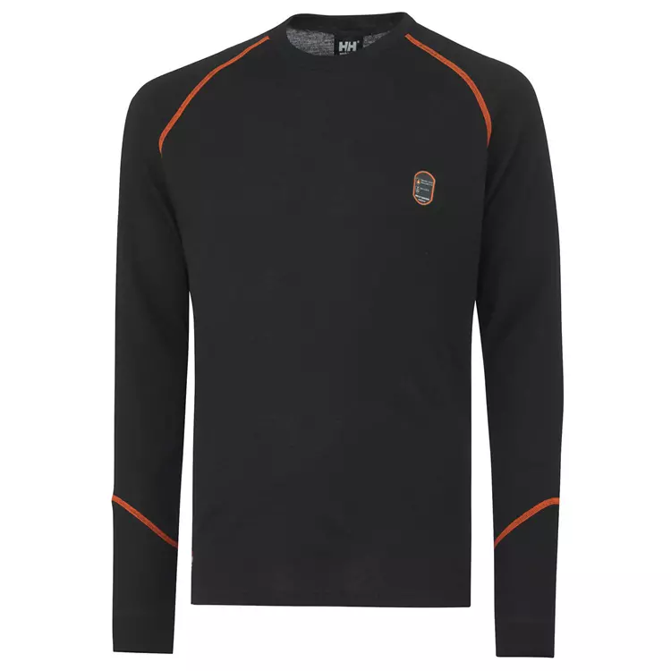 Fakse Langarm-Sweatshirt, Schwarz 1 Fakse Langarm-Sweatshirt, Schwarz